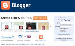 Blogger Home page Blogger Home page