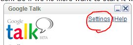 Click on settings Click on settings
