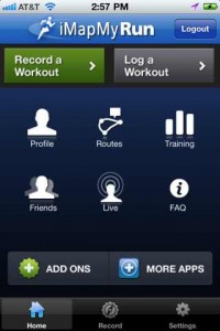 iMapMyRun iMapMyRun iphone