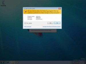 windows warns or notifies UAC when try to install or run a program windows warns or notifies UAC when try to install or run a program
