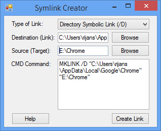 Symlink data folder