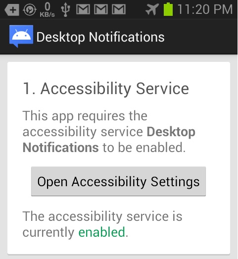 Enable Accessibility Service