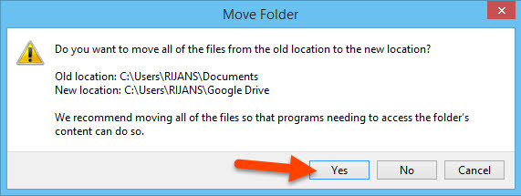 Copy documents to Google Drive