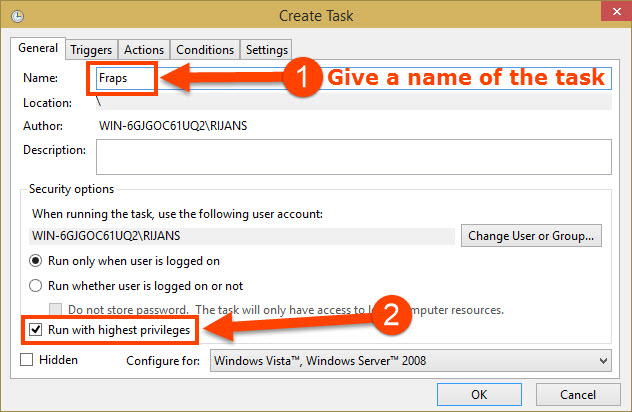 Create new Task