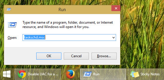 Run Task Scheduler
