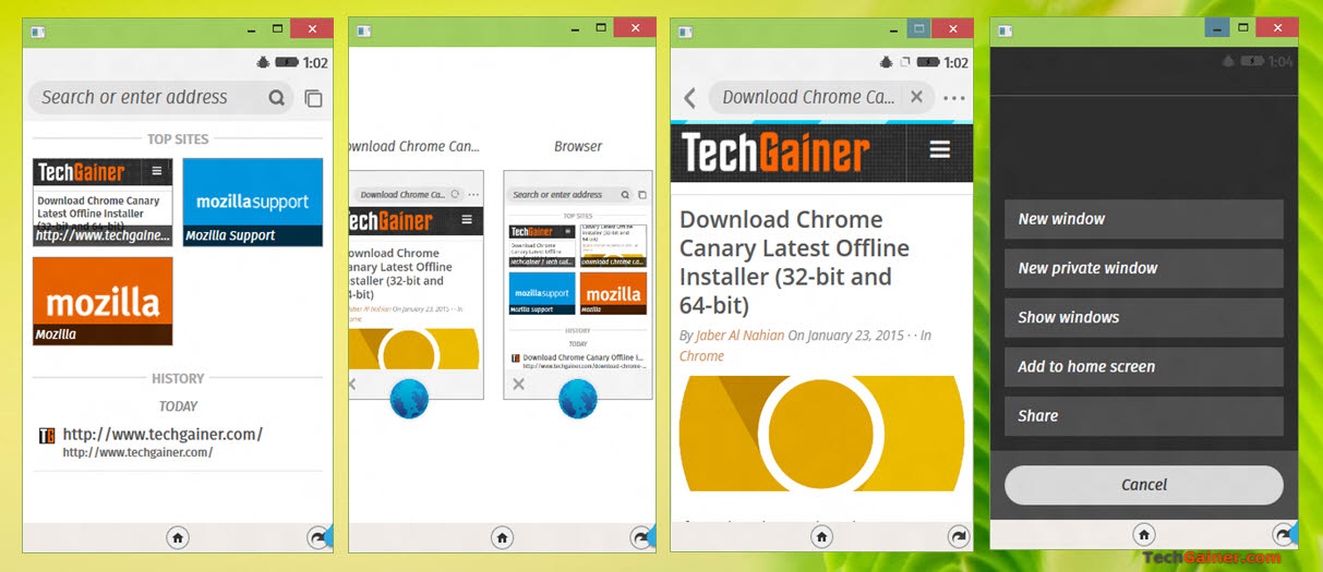 FIrefox OS Web Browser