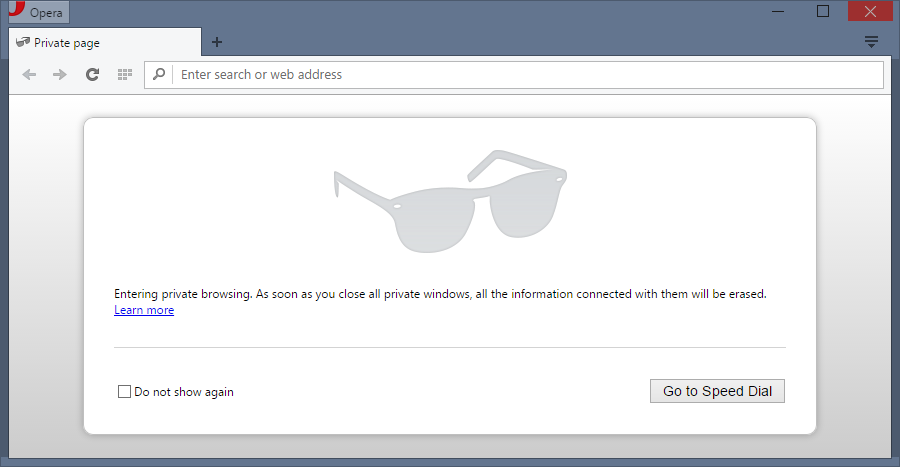 How to Run Opera Always in Private Mode by Default on Windows