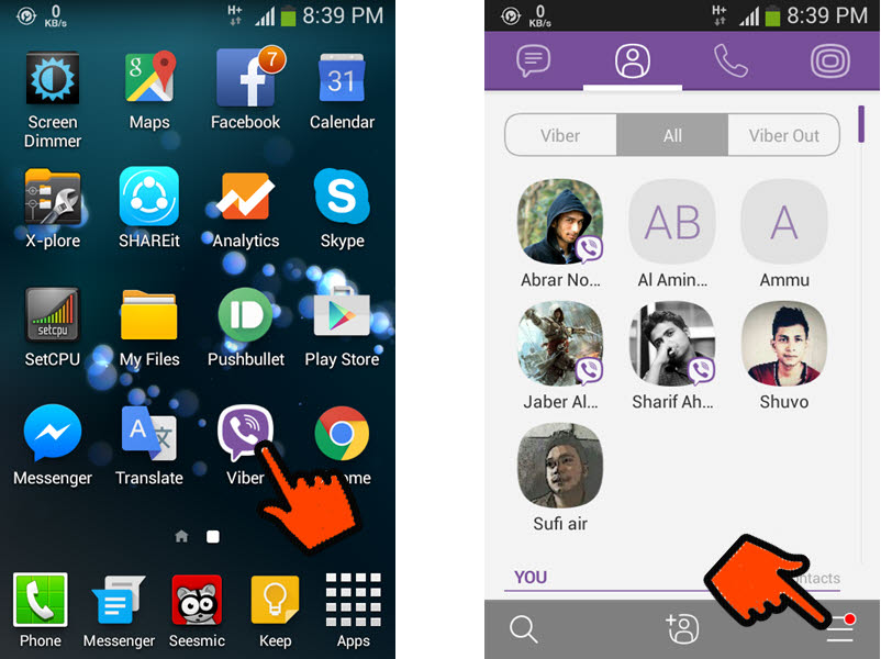 Viber Options