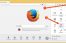 Access Firefox options from menu